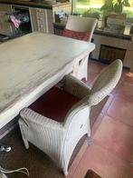 Gratis houten eettafel 180x100cm, Ophalen, Gebruikt, 200 cm of meer, 50 tot 100 cm