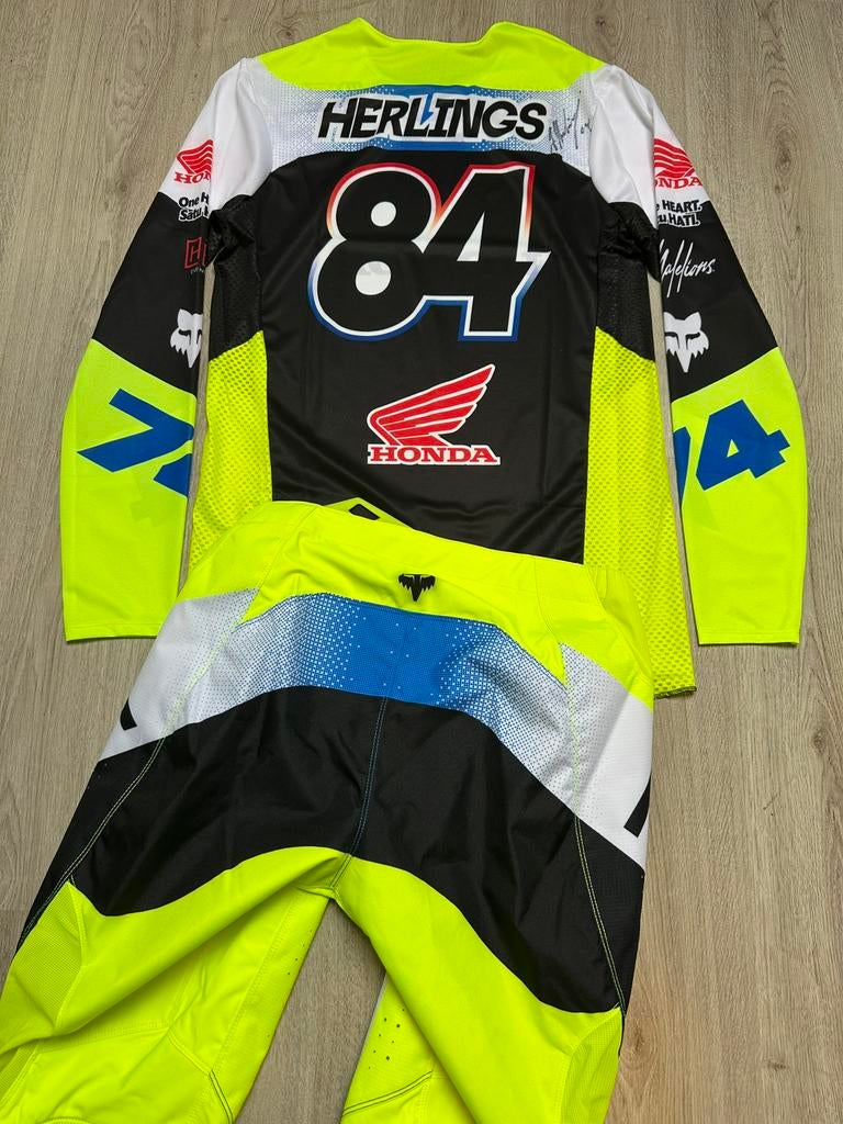 Gesigneerd Jeffrey Herlings 2026 pak, Motoren, Kleding | Motorkleding, Ophalen of Verzenden, Tweedehands, Kinderen, Motorcrosskleding