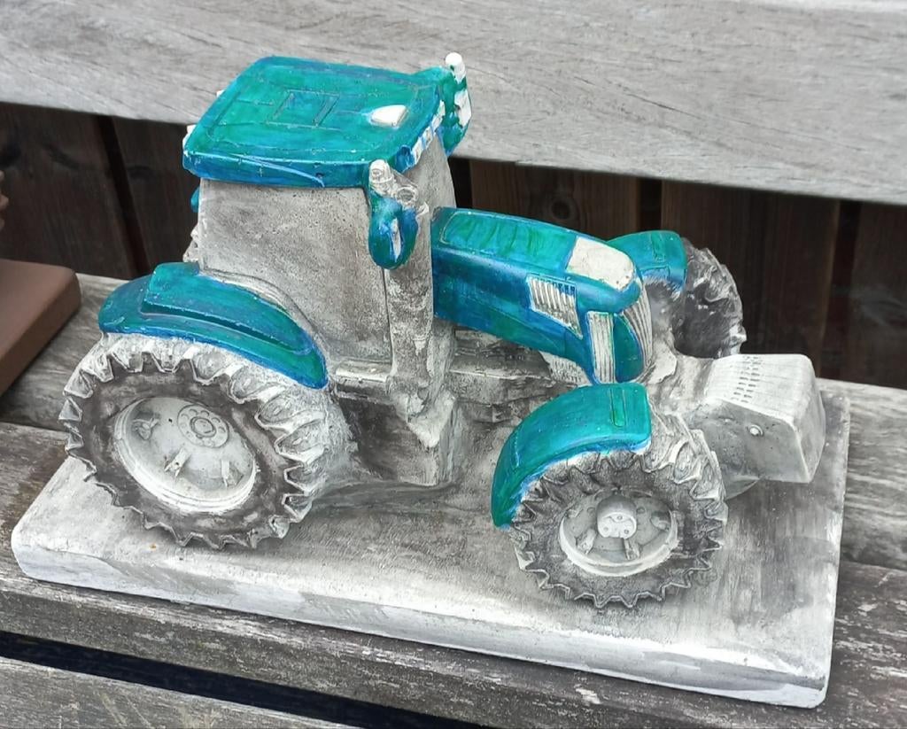 Tractor beton beeld, Ophalen