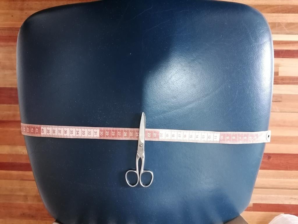 Licht eiken  eethoek stoelen met echt leren zitting., Huis en Inrichting, Stoelen, Ophalen of Verzenden, Blauw, Vijf, Zes of meer stoelen