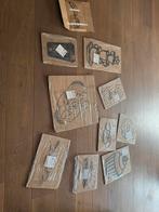 10 Metalen Wanddecoratie Borden voor bakkerij of horeca, Ophalen of Verzenden, Nieuw