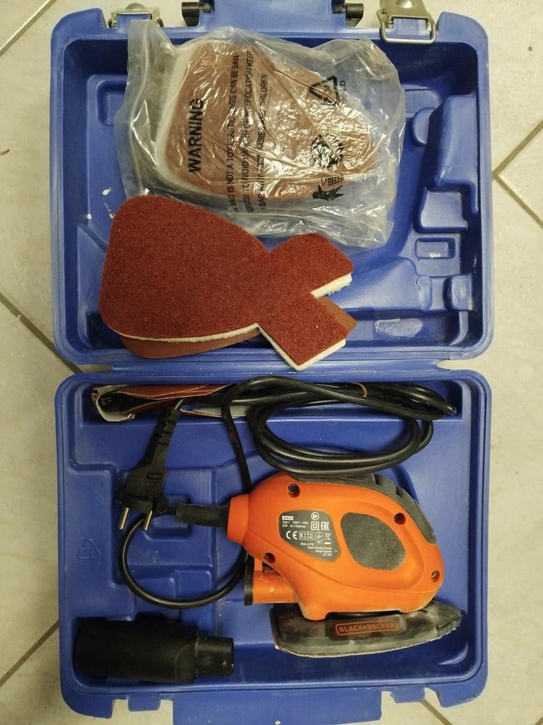 Zgan handpalmschuurmachine, Doe-het-zelf en Verbouw, Gereedschap | Schuurmachines, Ophalen, Zo goed als nieuw, 1200 watt of meer