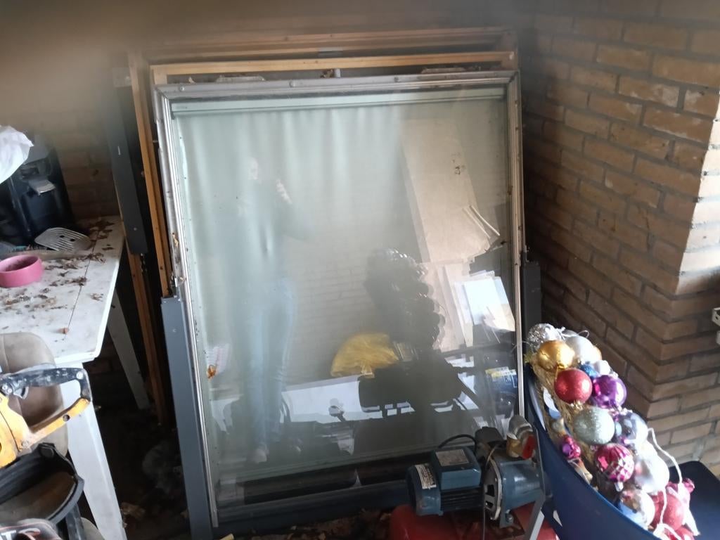 2x Velux dakraam GGL S08 30590 met nieuwe gootstukken, Gebruikt, 120 tot 160 cm, Ophalen of Verzenden, Dubbelglas