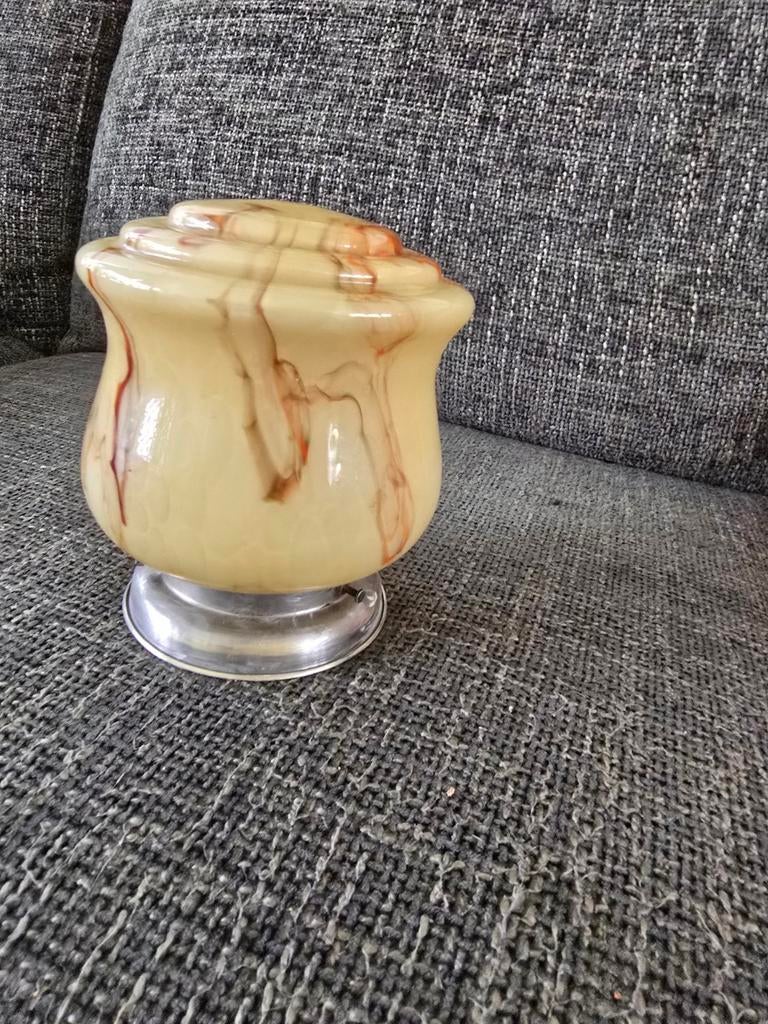 Art deco plafondlamp Thabur, Ophalen