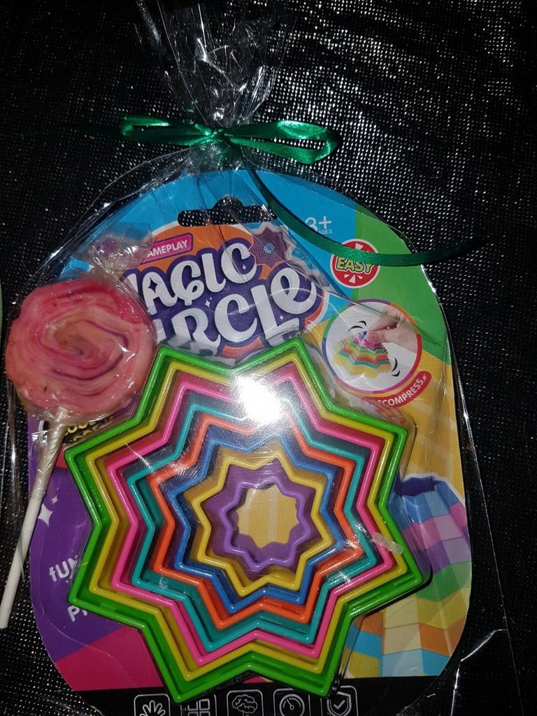 Traktatie magic circle+snoepje nu 1.25, Ophalen of Verzenden, Nieuw, Versiering, Overige