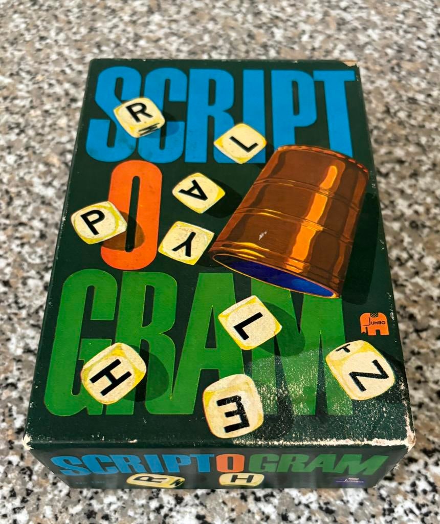 Spel Scriptogram Jumbo, Ophalen of Verzenden, Gebruikt