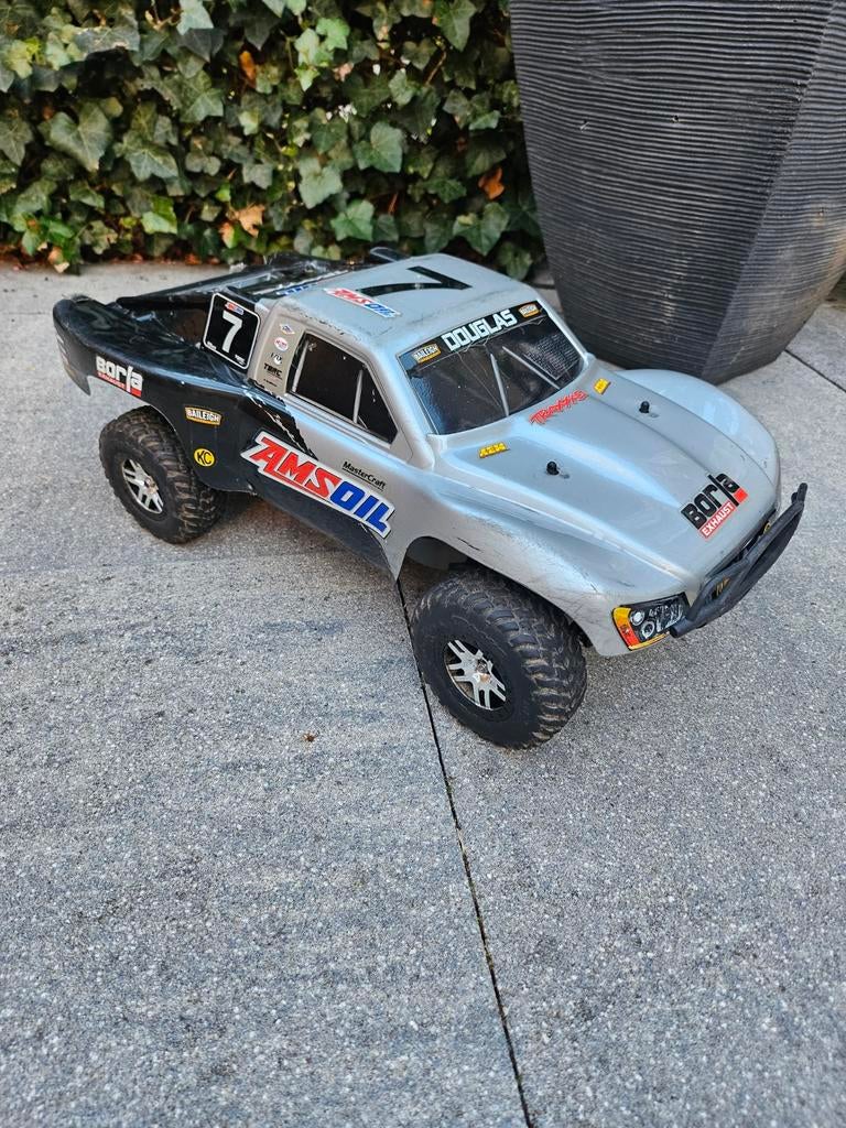Traxxas Slash 1:10 4x4 VXL Lipo, Gebruikt, Auto, 1:32 tot 1:50, Ophalen
