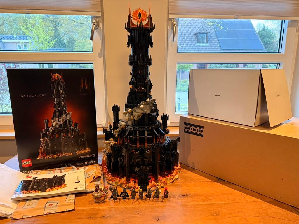 Lego Barad-dûr 10333, Inclusief minifiguren, Gebruikt, Overige thema's, Lego