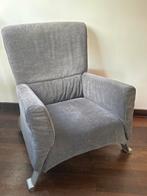 Comfortabele Rolf Benz fauteuil - Grijze stof, Huis en Inrichting, Fauteuils, Ophalen, Gebruikt, Stof, 75 tot 100 cm