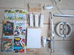 Complete Nintendo Wii set met 3 controllers en 5 games, Spelcomputers en Games, Spelcomputers | Nintendo Wii, Ophalen of Verzenden