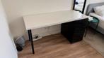 IKEA bureau - alex ladeblok + plank, Ophalen, Zo goed als nieuw