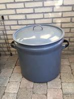 Grote emaille wasketel met deksel, Huis en Inrichting, Keuken | Potten en Pannen, Ophalen, Gebruikt, Overige materialen, Overige typen