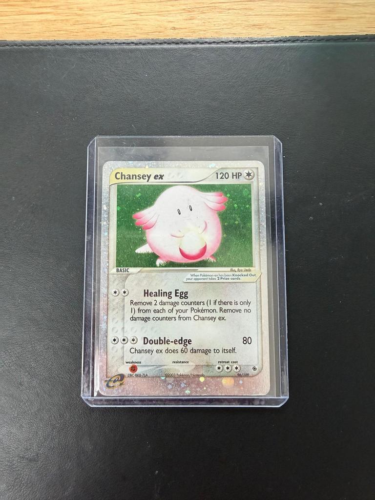 Chansey ex 96/109 Ruby & Sapphire, Ophalen of Verzenden, Zo goed als nieuw
