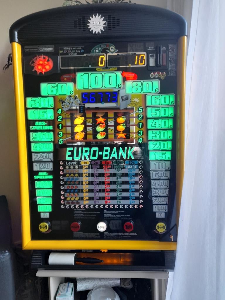 Gokkast euro's.  Betaald ook uit, Verzamelen, Automaten | Gokkasten en Fruitautomaten, Euro, Ophalen of Verzenden, Gebruikt