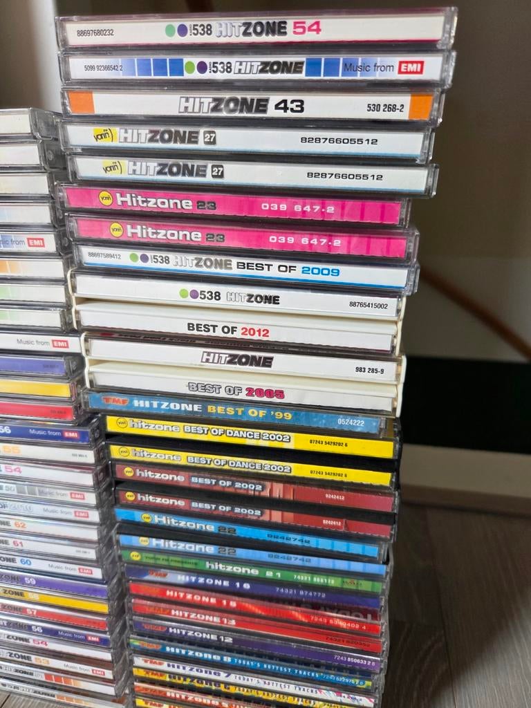 84x Hitzone cd's + 15x Dance Smash 538, Cd's en Dvd's, Ophalen of Verzenden, Gebruikt