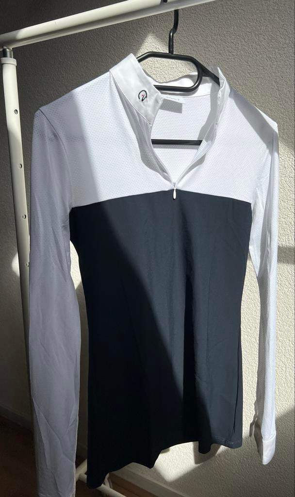 EGO7 wedstrijdshirt maat S wit/donkerblauw, Dieren en Toebehoren, Ophalen of Verzenden, Dressuur, Overige typen