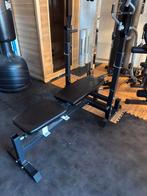 Gorilla Sports Universele Halterbank Zwart, Gebruikt, --, Ophalen of Verzenden, Buik