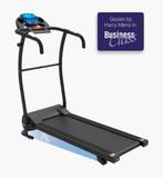 Loopband met tablethouder, noodstop en hartslagmeter, Ophalen, Zo goed als nieuw, Benen, Loopband