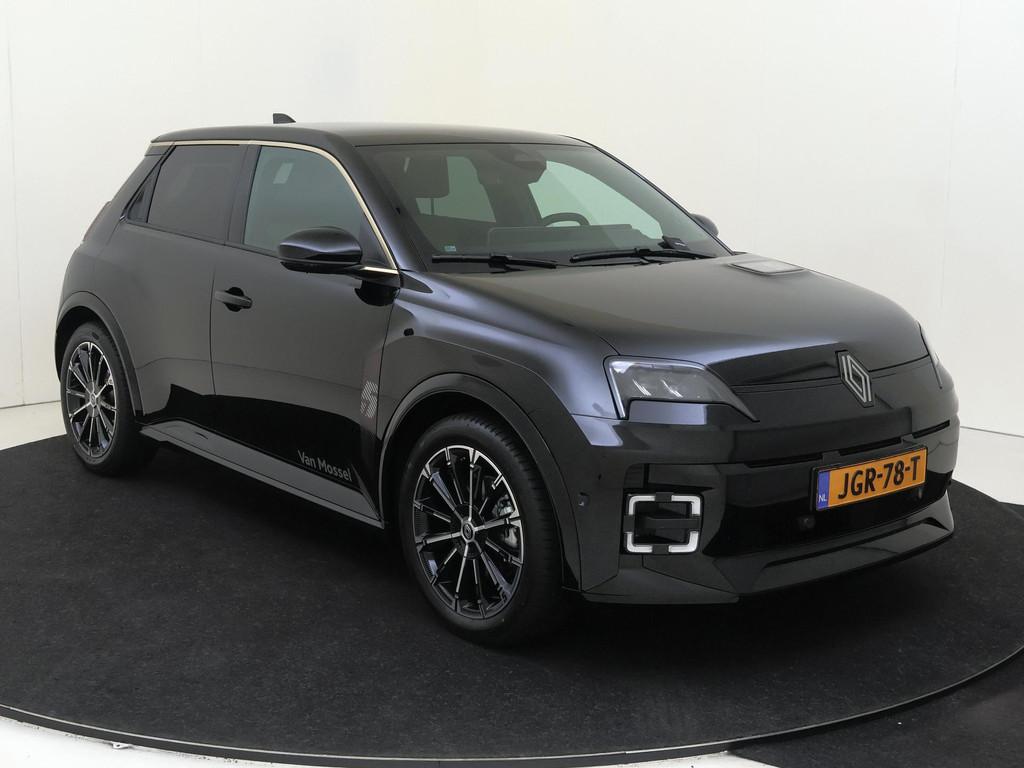 Renault 5 comfort range iconic cinq 52 kWh Pack Harman Kardo, Auto's, Renault, Stof, Zwart, Origineel Nederlands, 500 kg