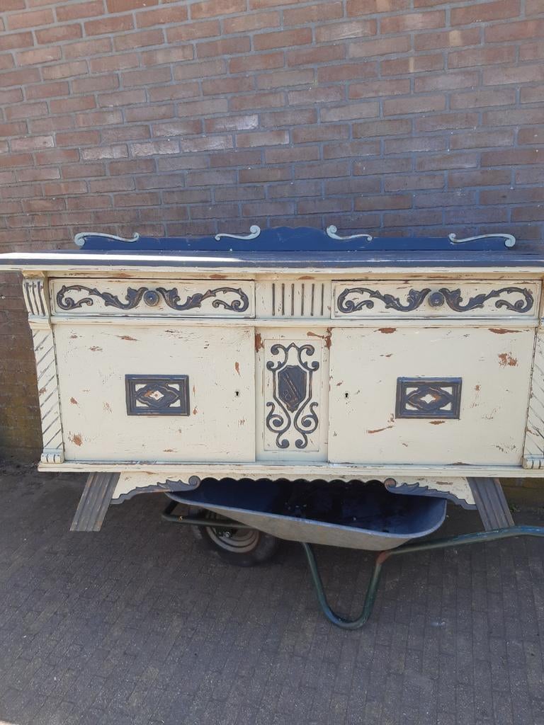 Oude vintage desairkastje jaren 50/60, Ophalen, Gebruikt, 25 tot 50 cm, 50 tot 100 cm