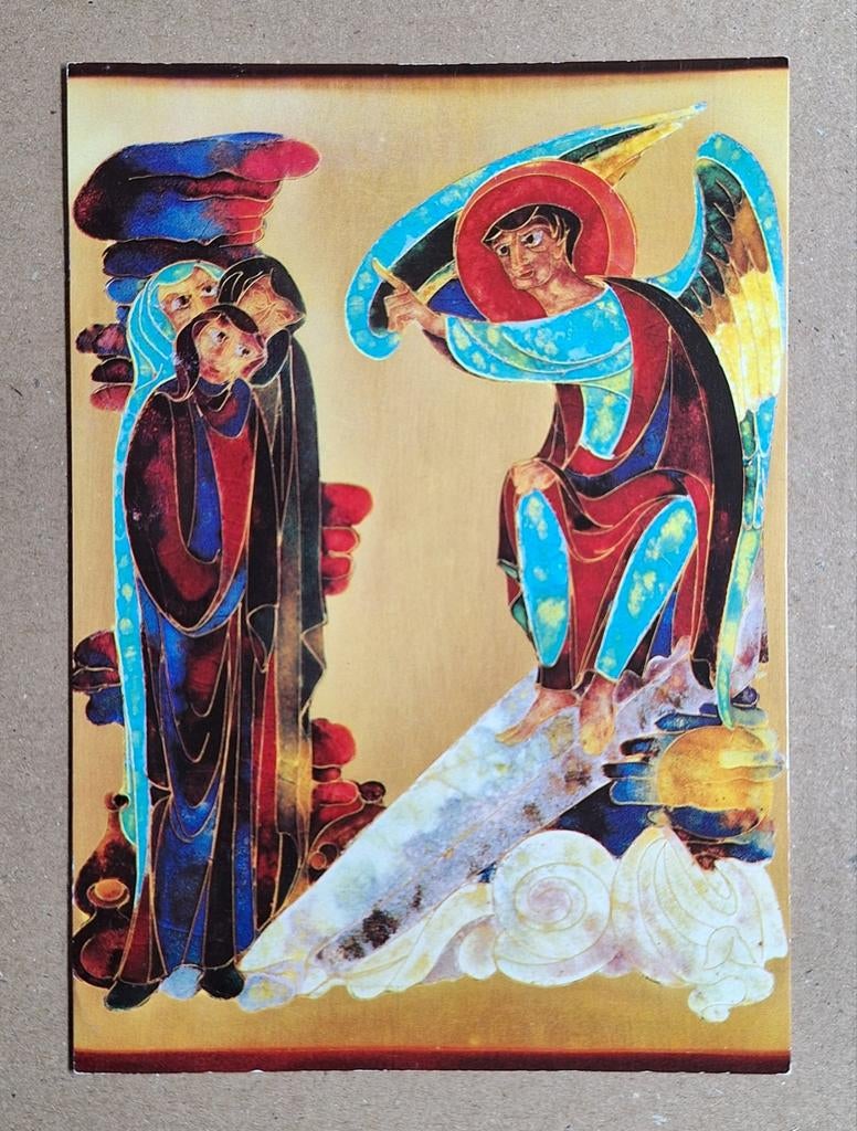 Engelen en vrouwen aan het graf - Abdij St. Maria, Fulda, Verzamelen, Ophalen of Verzenden, Kaart of Prent, Christendom | Protestants