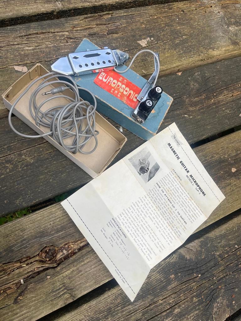 Menorm GP-3 gitaar pickup, Muziek en Instrumenten, Instrumenten | Onderdelen, Ophalen of Verzenden, Gebruikt, Akoestische gitaar