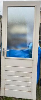 Hardhouten tuindeur 210 x 82 cm, Doe-het-zelf en Verbouw, Ophalen, Gebruikt, 80 tot 100 cm, 200 tot 215 cm