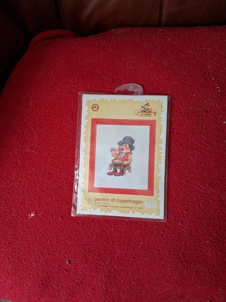 Te koop borduur pakketje laaf efteling., Verzamelen, Ophalen of Verzenden, Zo goed als nieuw, Beeldje of Poppetje