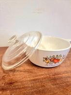 Vintage Corning Ware La Marjolaine Sauspan met Deksel, Ophalen of Verzenden, Gebruikt, Glas, Kookpan of Snelkookpan