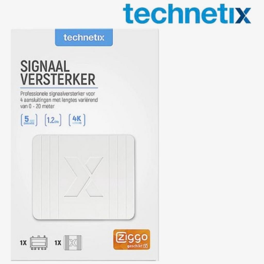 Technetix signaal versterker Ziggo nieuw, Ophalen of Verzenden, Zo goed als nieuw