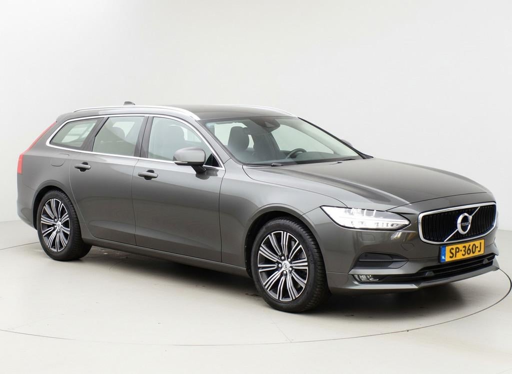 Volvo V90 2.0 T4 Momentum|Leder|Memory|ACC|Cam|Carplay|Trekh, Auto's, Automaat, 93 €/maand, 750 kg, V90