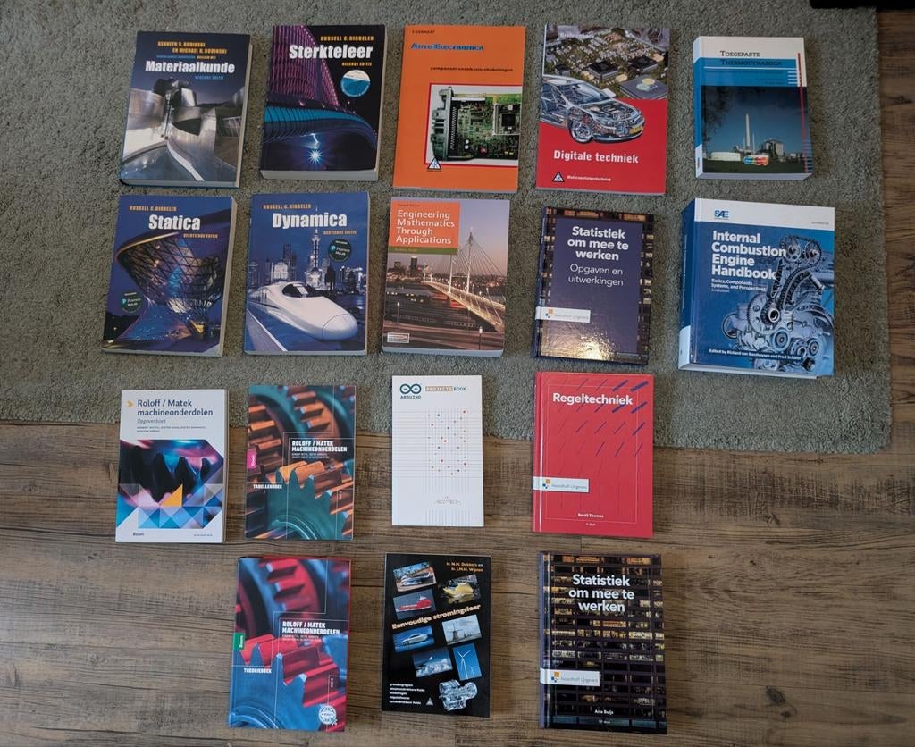 Studieboeken Fontys Automotive, Boeken, Gelezen, Diverse auteurs, Beta, HBO