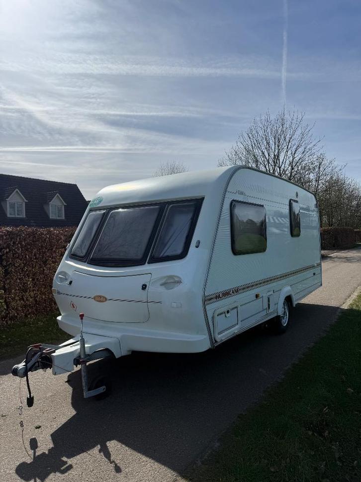 Elddis 530 voortent inruil mogelijk, Caravans en Kamperen, Caravans, Bedrijf, tot en met 2, 1000 - 1250 kg, Treinzit, Elddis, 2 aparte bedden