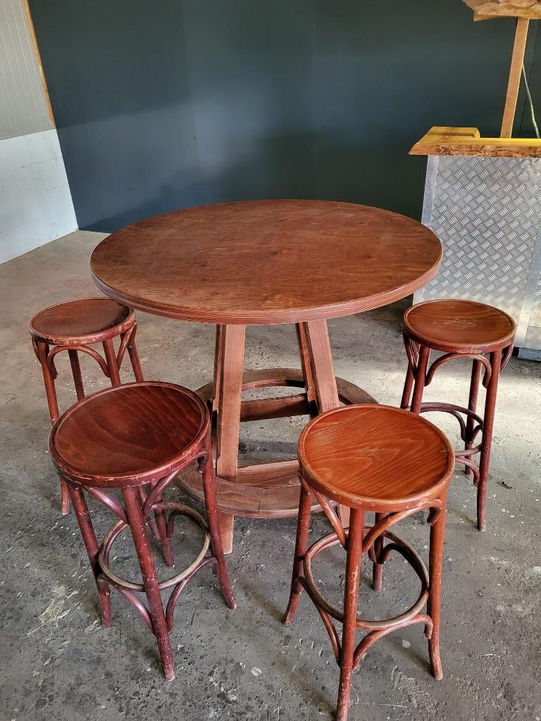 Biertafel cafétafel, Ophalen of Verzenden, Gebruikt