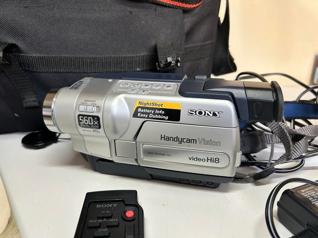 Sony Handycam Vision Video Hi8 CCD-TRV218E, Ophalen of Verzenden, Hi 8, Camera