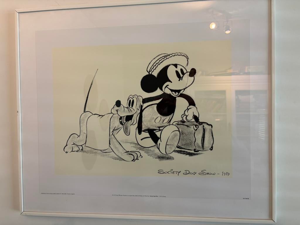 Ers/Printdruk Walt Disney ‘Mickey Mouse’ 40x50 cm., Ophalen of Verzenden