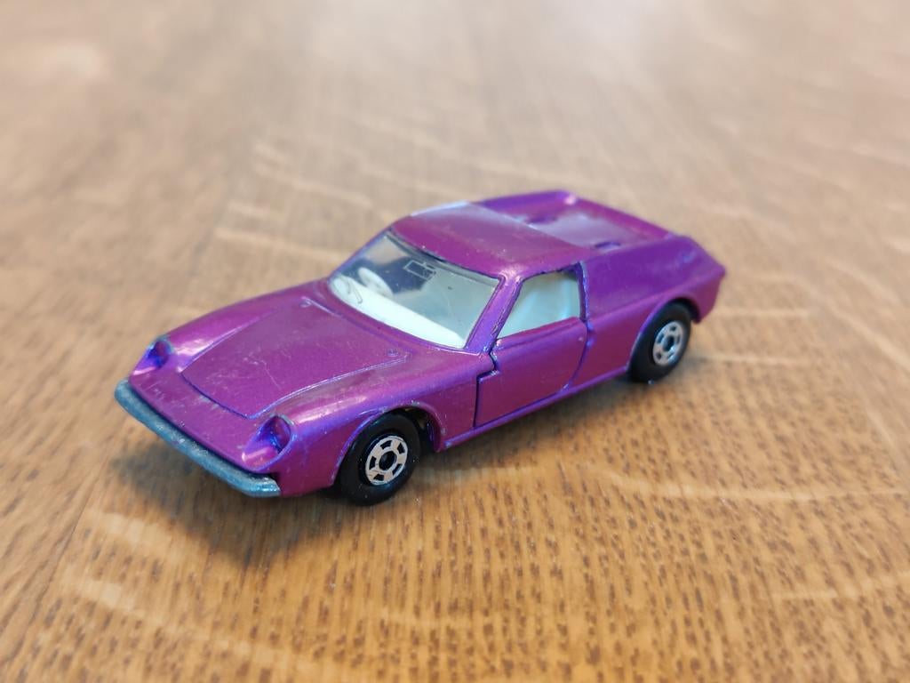 Matchbox Lotus Europa PAARS, Ophalen of Verzenden, Zo goed als nieuw, Auto