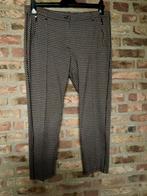 Nieuw! Rabe prachtige travelstof broek zwart bruin ivoor 44, Overige kleuren, Maat 46/48 (XL) of groter, Nieuw, Ophalen of Verzenden