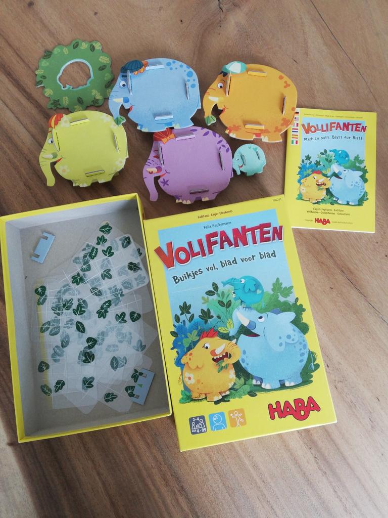Volifanten, haba spel, Ophalen of Verzenden, Zo goed als nieuw, Puzzelen