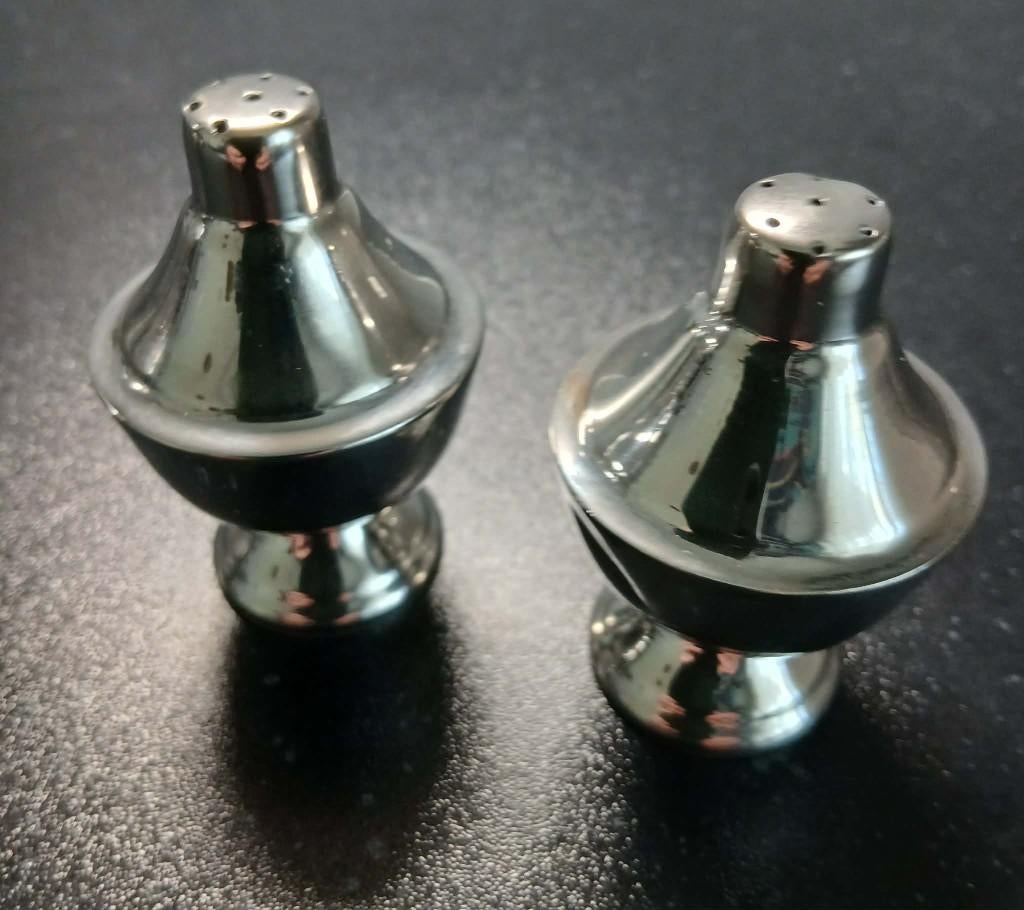 ZILVER. Empire peper & zout vaatjes. 925-Sterling!!, Ophalen of Verzenden, Zilver