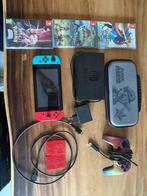 Volledige Nintendo Switch set met Pokemon spellen, Spelcomputers en Games, Avontuur en Actie, Gebruikt, Eén computer, Ophalen of Verzenden
