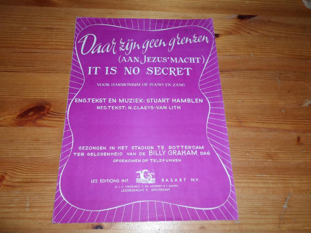 Daar zijn geen grenzen aan jezus macht - stuart hamblen, Gebruikt, Gitaar, Ophalen of Verzenden, Religie en Gospel