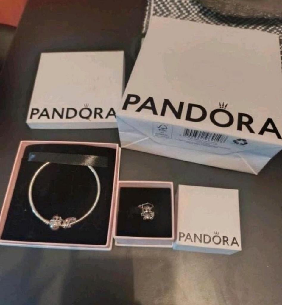 Stitch armband en bedels Pandora, Sieraden, Tassen en Uiterlijk, Ophalen, Nieuw, Pandora