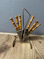 Vintage bamboe fruitmesjes set, Ophalen of Verzenden, Huis en Inrichting