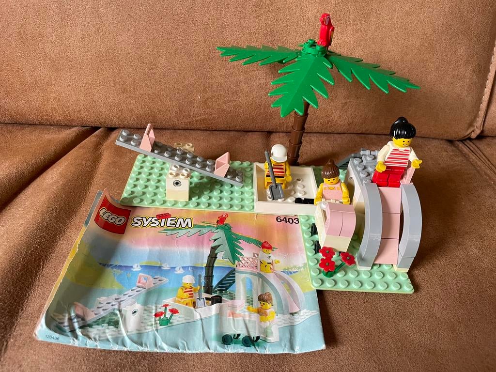 LEGO Paradisa speeltuin set 6403, Kinderen en Baby's, Speelgoed | Duplo en Lego, Gebruikt, Lego, Ophalen of Verzenden, Inclusief instructies