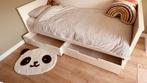 Woood Nikki bed incl. opberglades Z.G.A.N., Ophalen, 85 tot 100 cm, Zo goed als nieuw, Lattenbodem