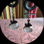 Zilveren oorbellen met edelstenen, Hangers, Ophalen of Verzenden, Zo goed als nieuw, Met edelsteen