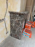 2x Jaren '30 Marmeren Schouw - Donkerbruin/Zwart/Wit, Huis en Inrichting, Ophalen of Verzenden, Gebruikt, Overige soorten