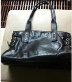 Dames handtas Valentino zwart leer br38 H23cm, Ophalen of Verzenden, Zwart, Handtas