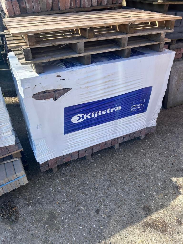 Dikformaat oud emmen getrommeld., Ophalen, Klinkers, Nieuw, 10 m² of meer